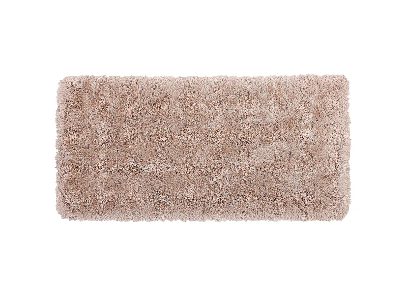 Tapis à poils longs CIDE Beige 80 x 150 cm