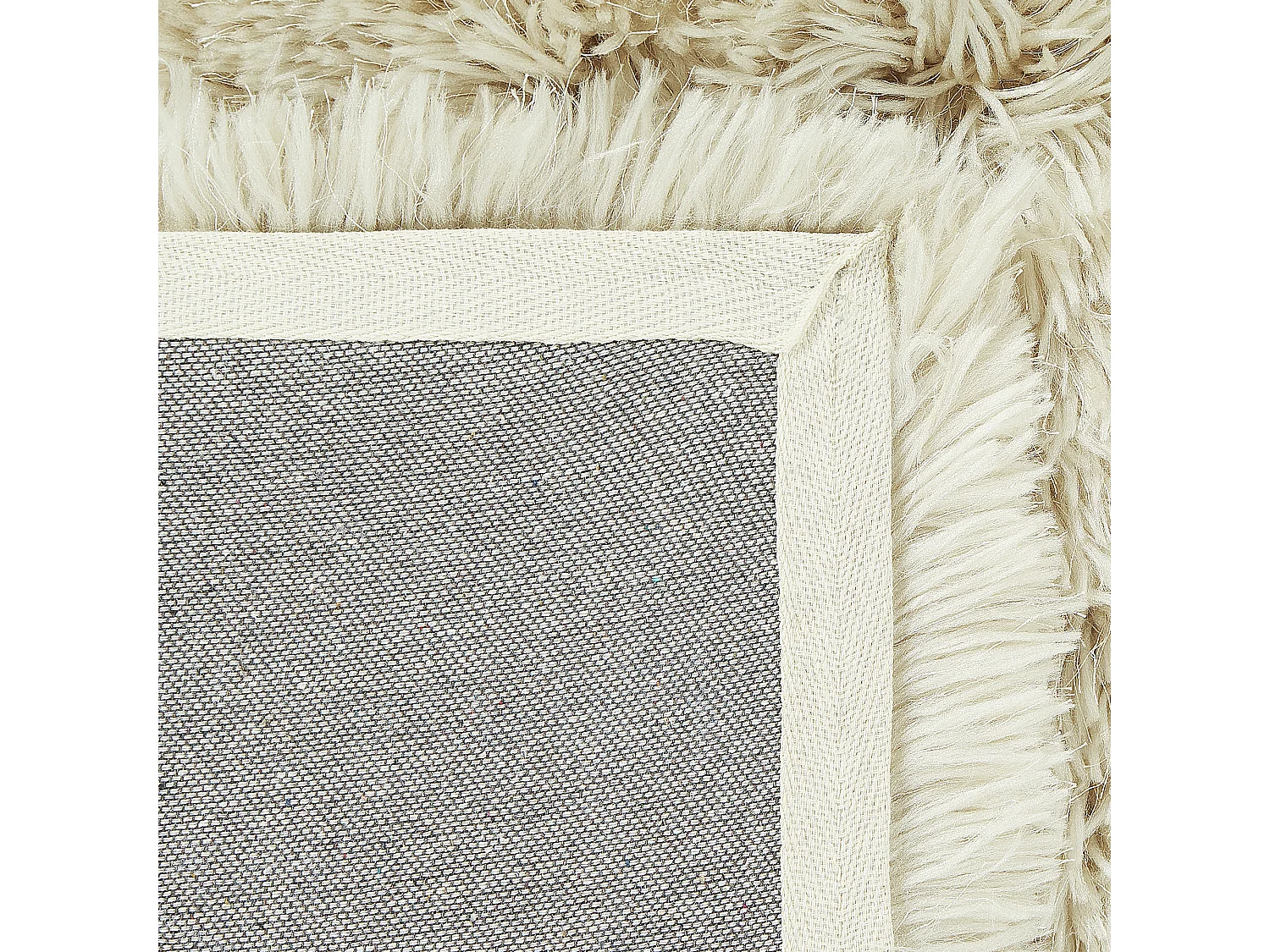 Vloerkleed polyester beige 80 x 150 cm CIDE