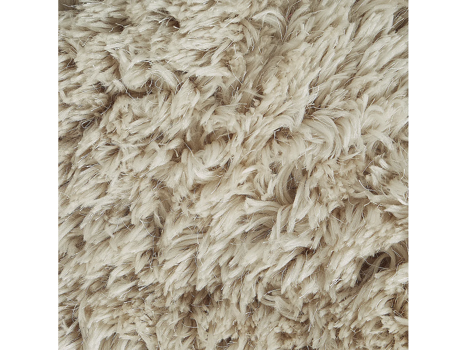 Dywan shaggy 80 x 150 cm beżowy CIDE