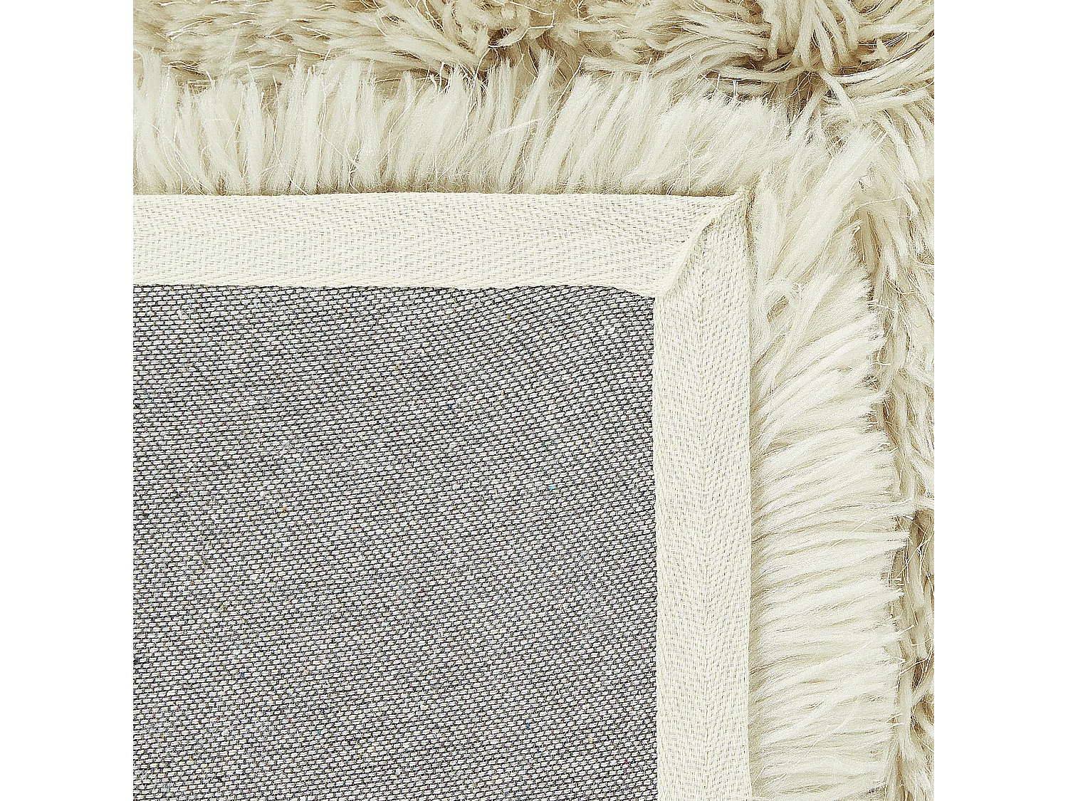 Dywan shaggy 80 x 150 cm beżowy CIDE