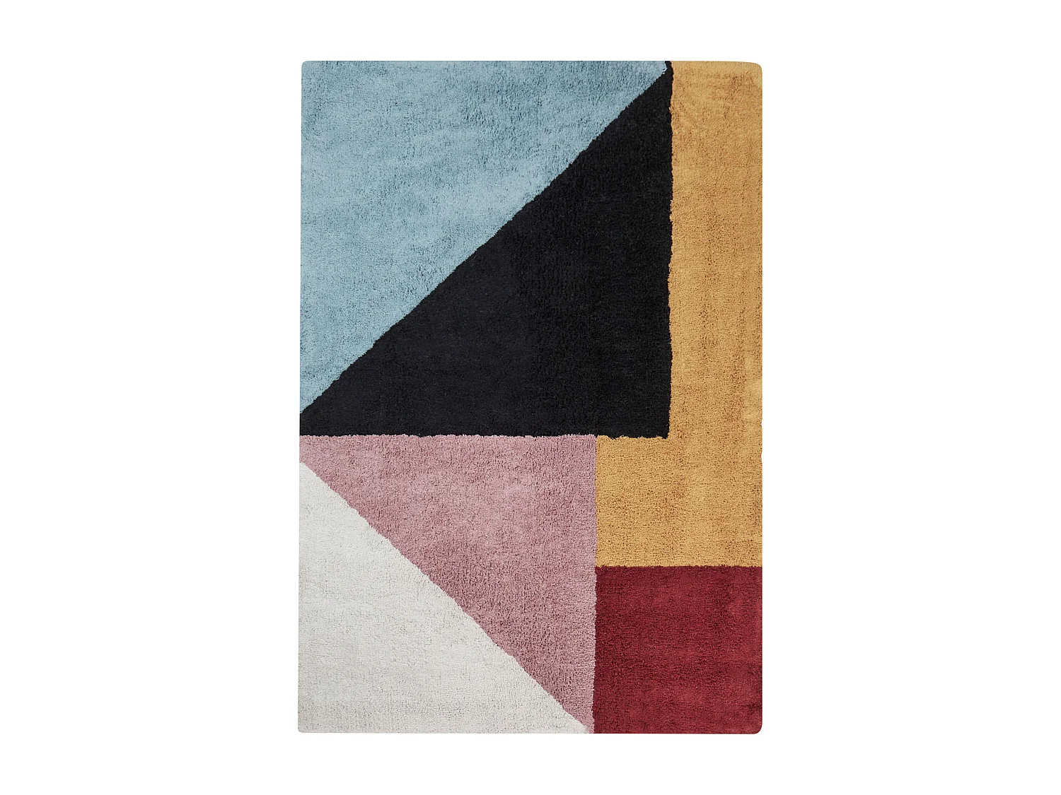 Katoenen Vloerkleed 140 x 200 cm Multicolour JALGAON