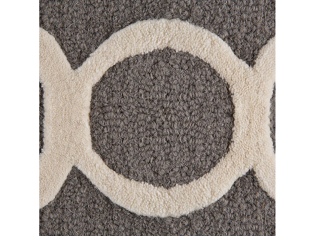 Tapis ZILE Gris 140 x 200 cm Laine