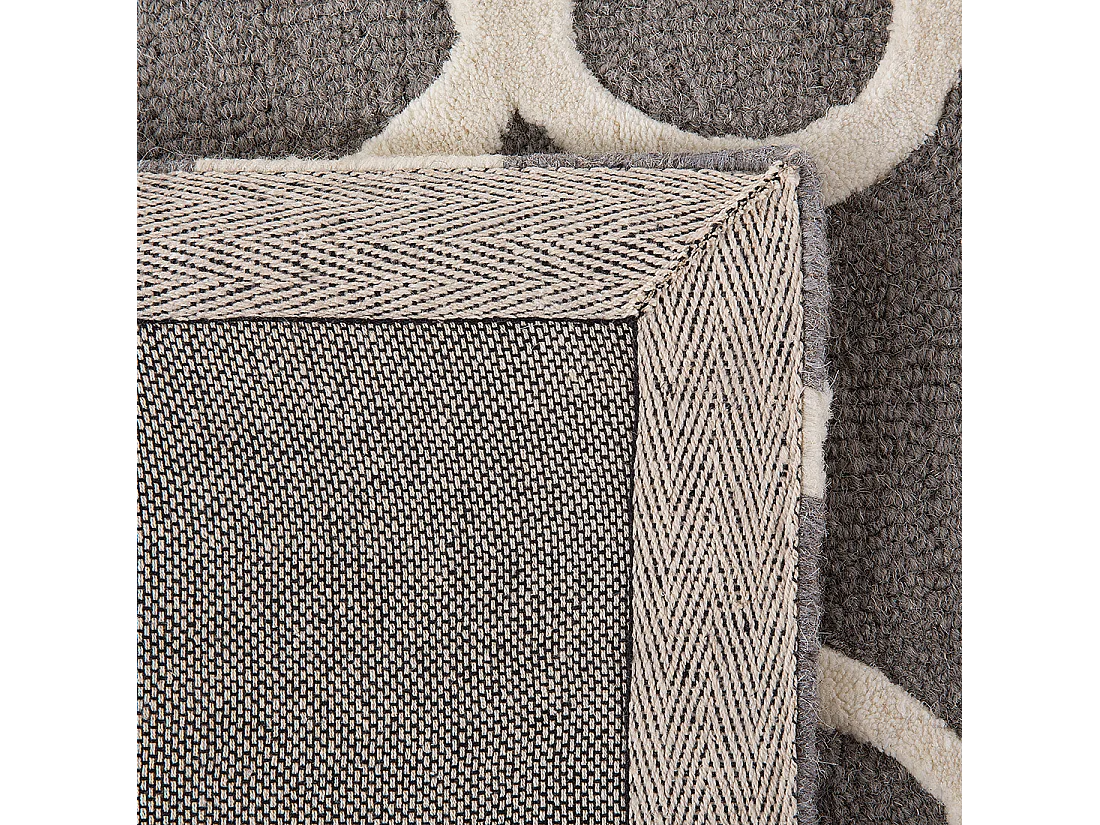 Tapis ZILE Gris 140 x 200 cm Laine