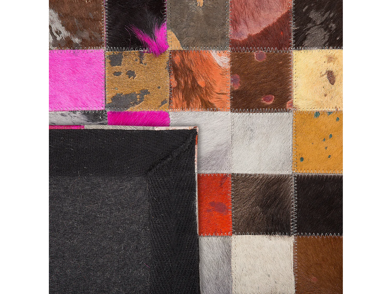 Tapete ENNE 200 x 200 cm Pele Multicolor