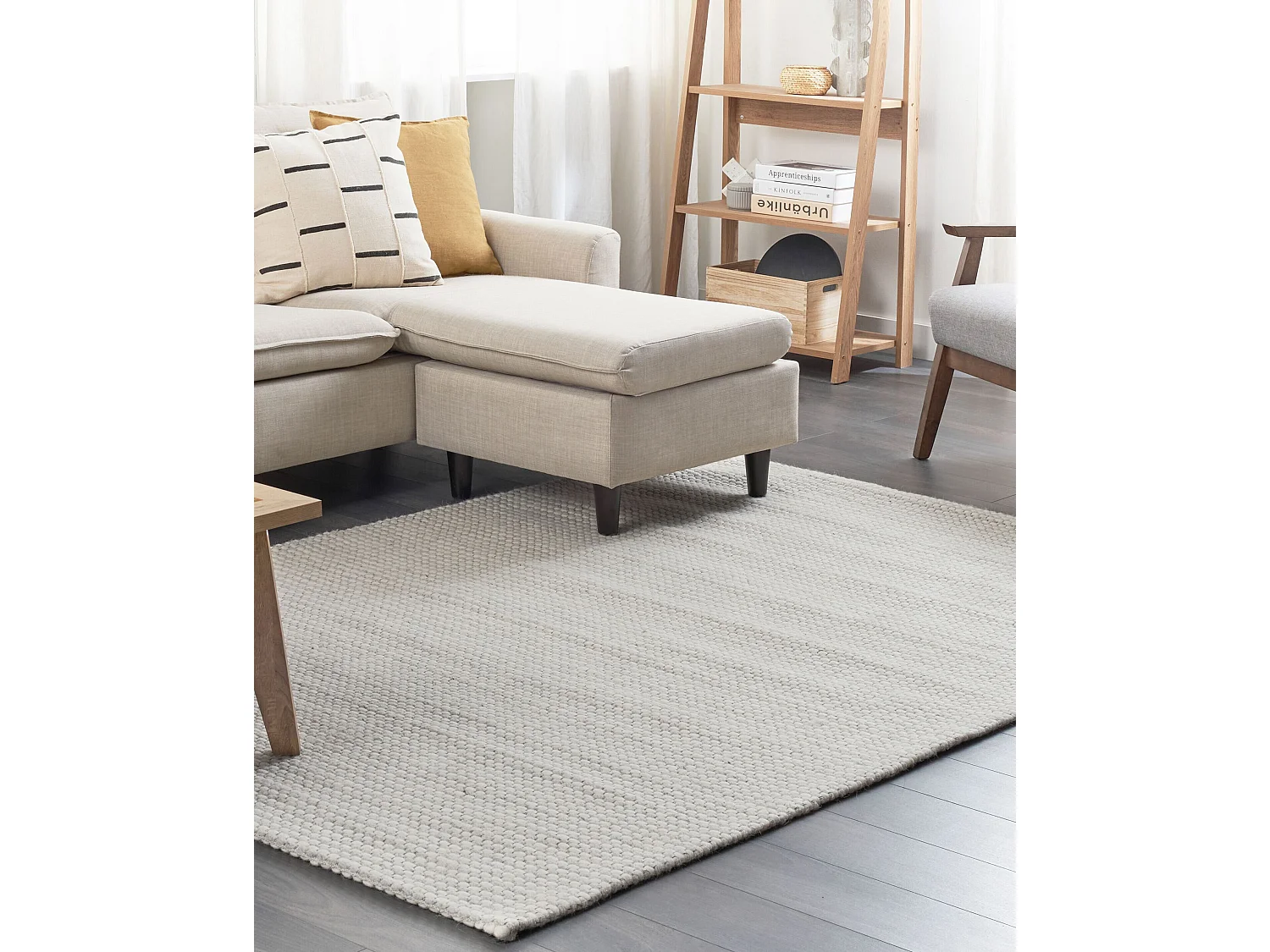 Tapis KILIS Gris 140 x 200 cm Laine