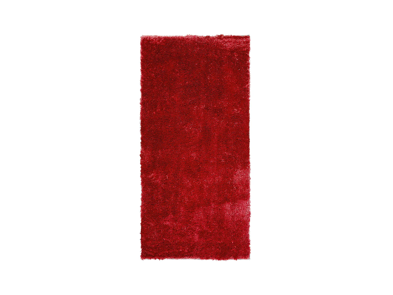 Tapis à poils longs EVREN Rouge 80 x 150 cm