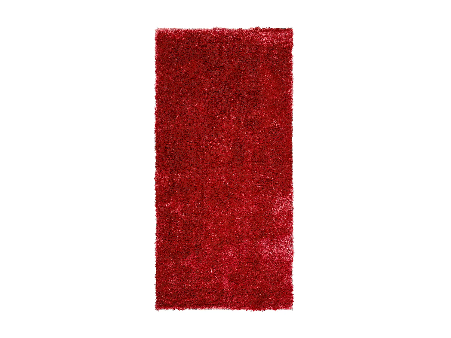 Tappeto shaggy rosso 80 x 150 cm EVREN