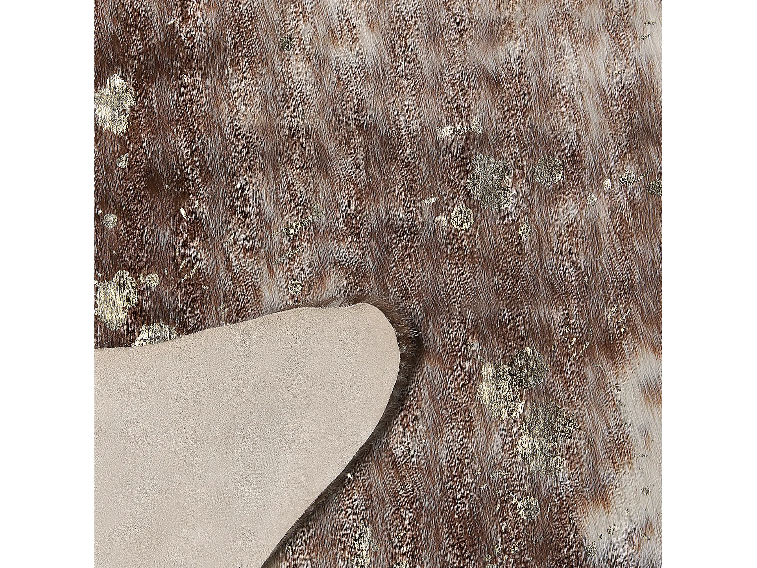 simili de vache BOGONG Marron 130 x 170 cm