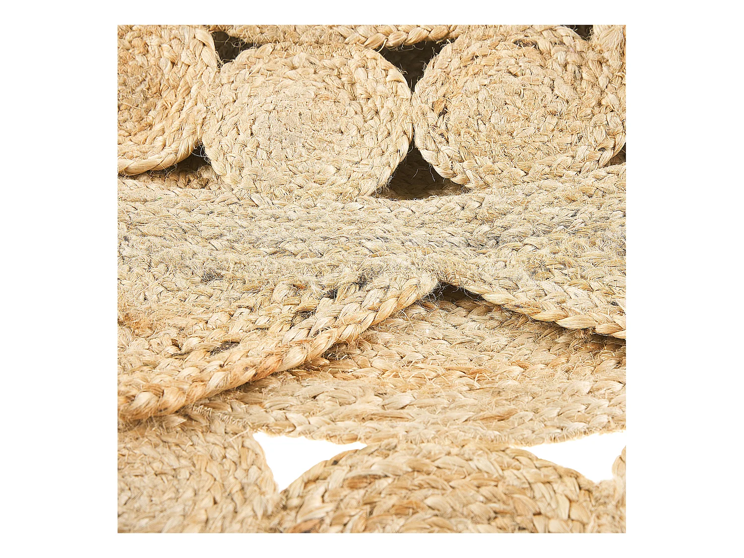 Alfombra ARABAN ø 120 cm Yute Beige