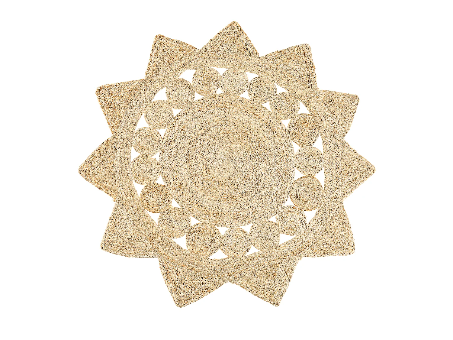 Tapis ARABAN Beige ø 120 cm Jute