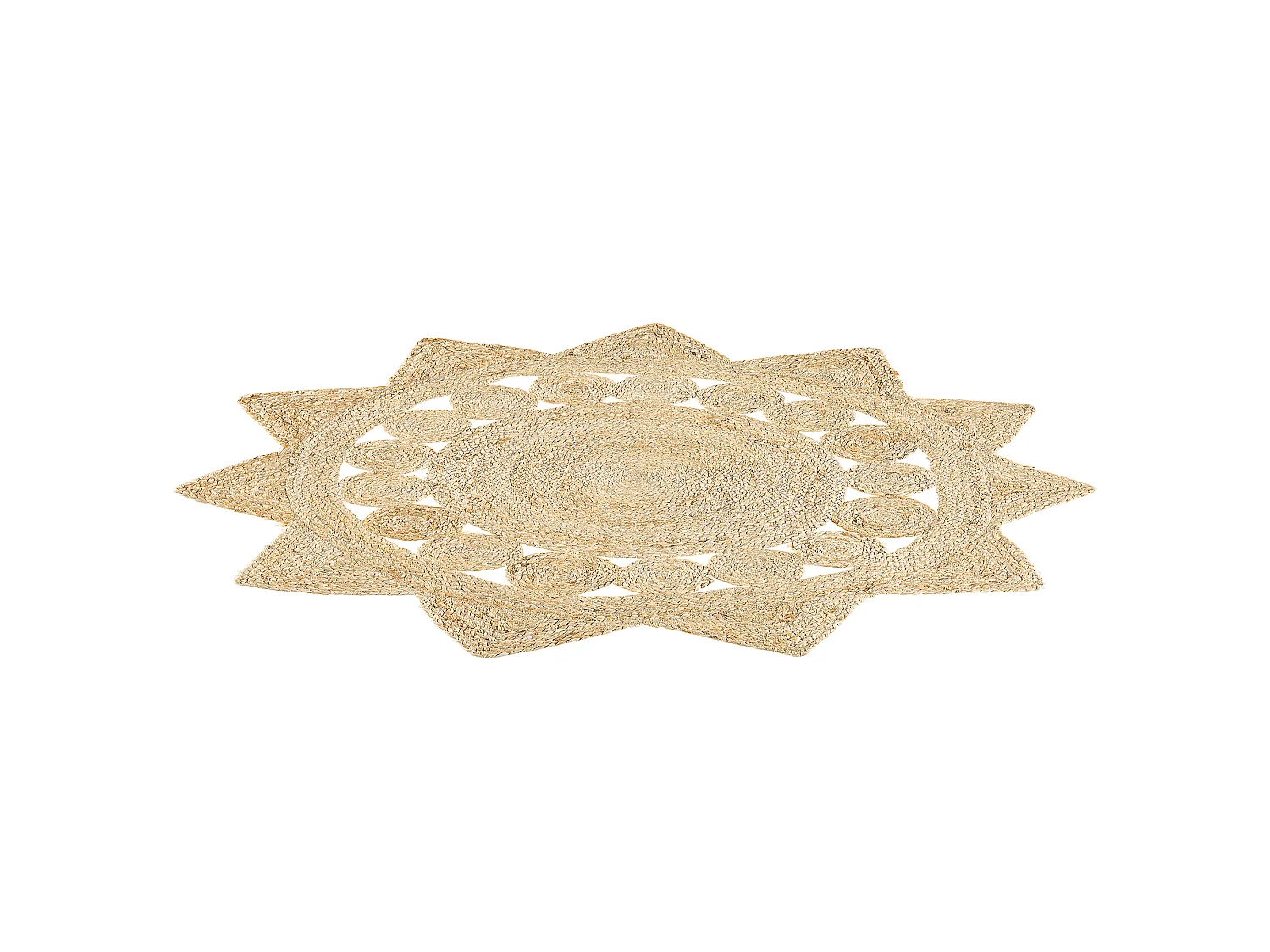 Tapis ARABAN ø 120 cm Jute Beige
