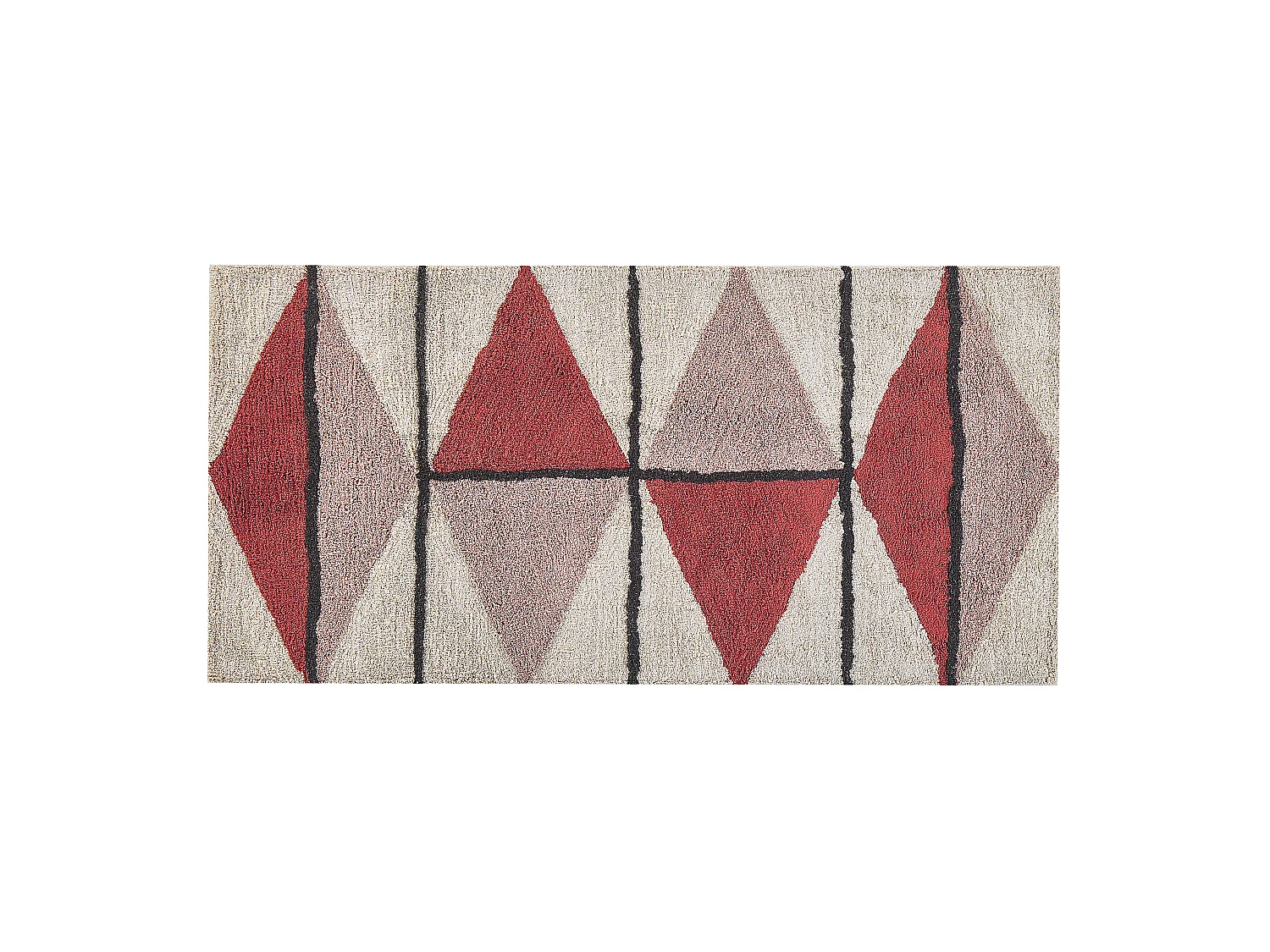 Tapis PURNIA Multicolore 80 x 150 cm Coton