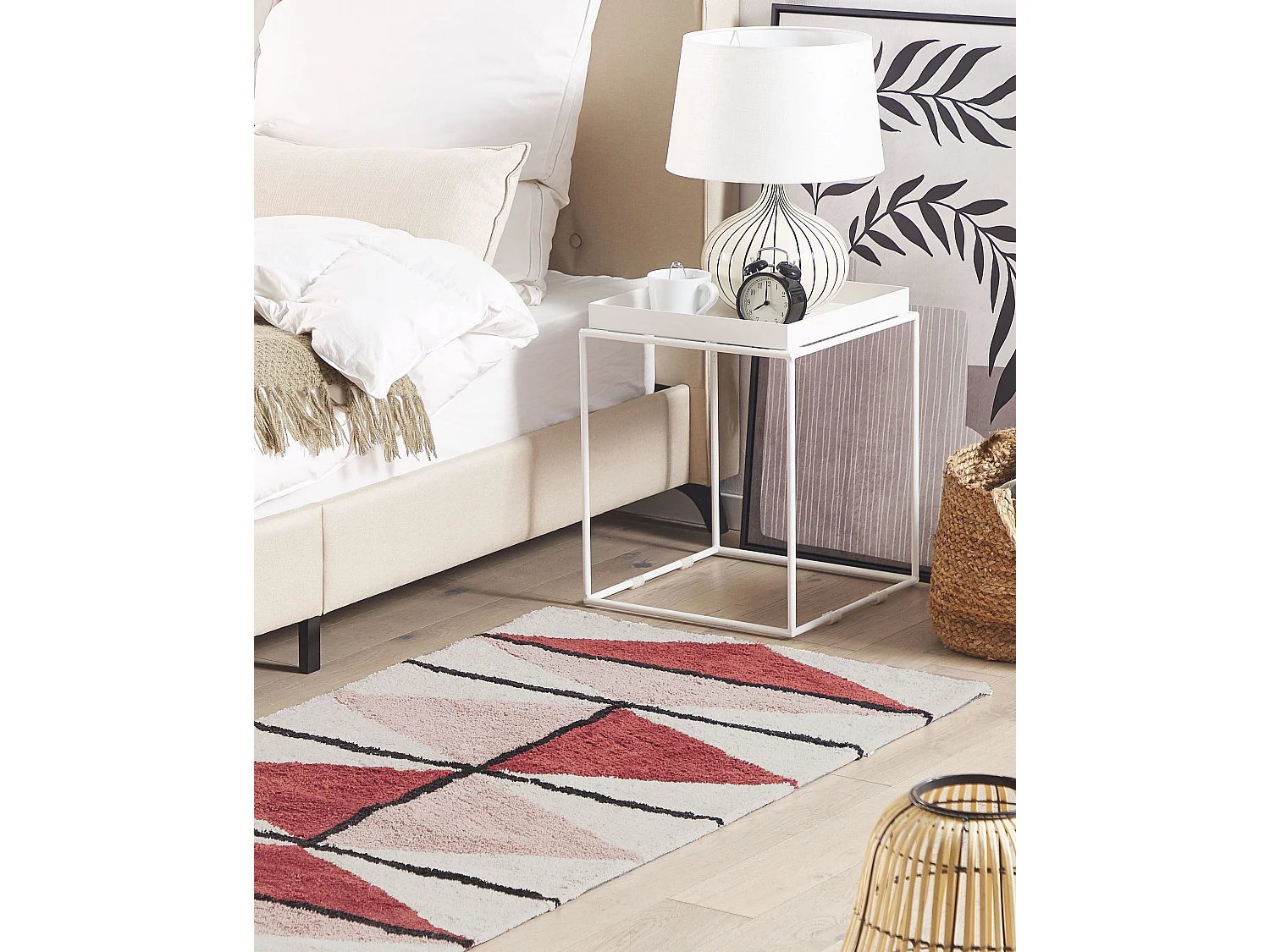 Tapis PURNIA Multicolore 80 x 150 cm Coton