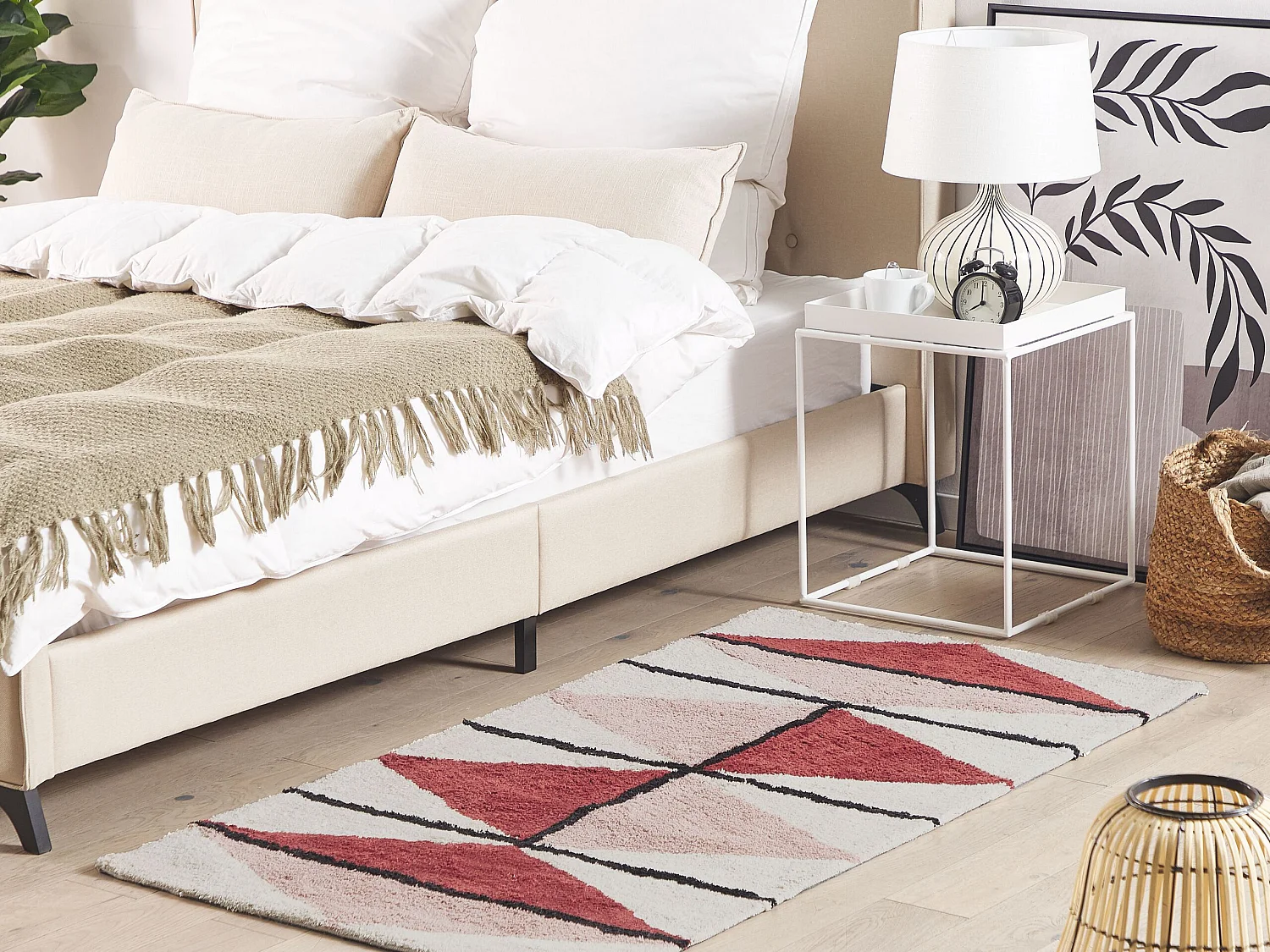 Rug PURNIA Multicolour 80 x 150 cm Cotton