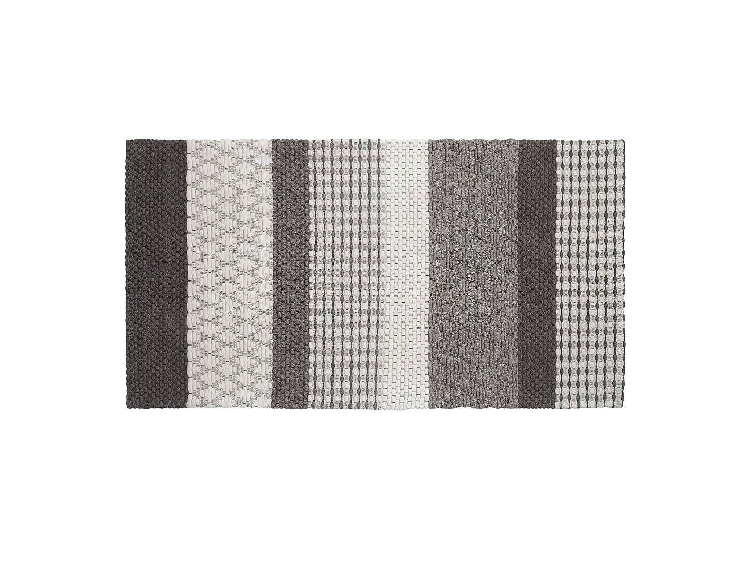 Tapis AKKAYA Gris 80 x 150 cm Laine