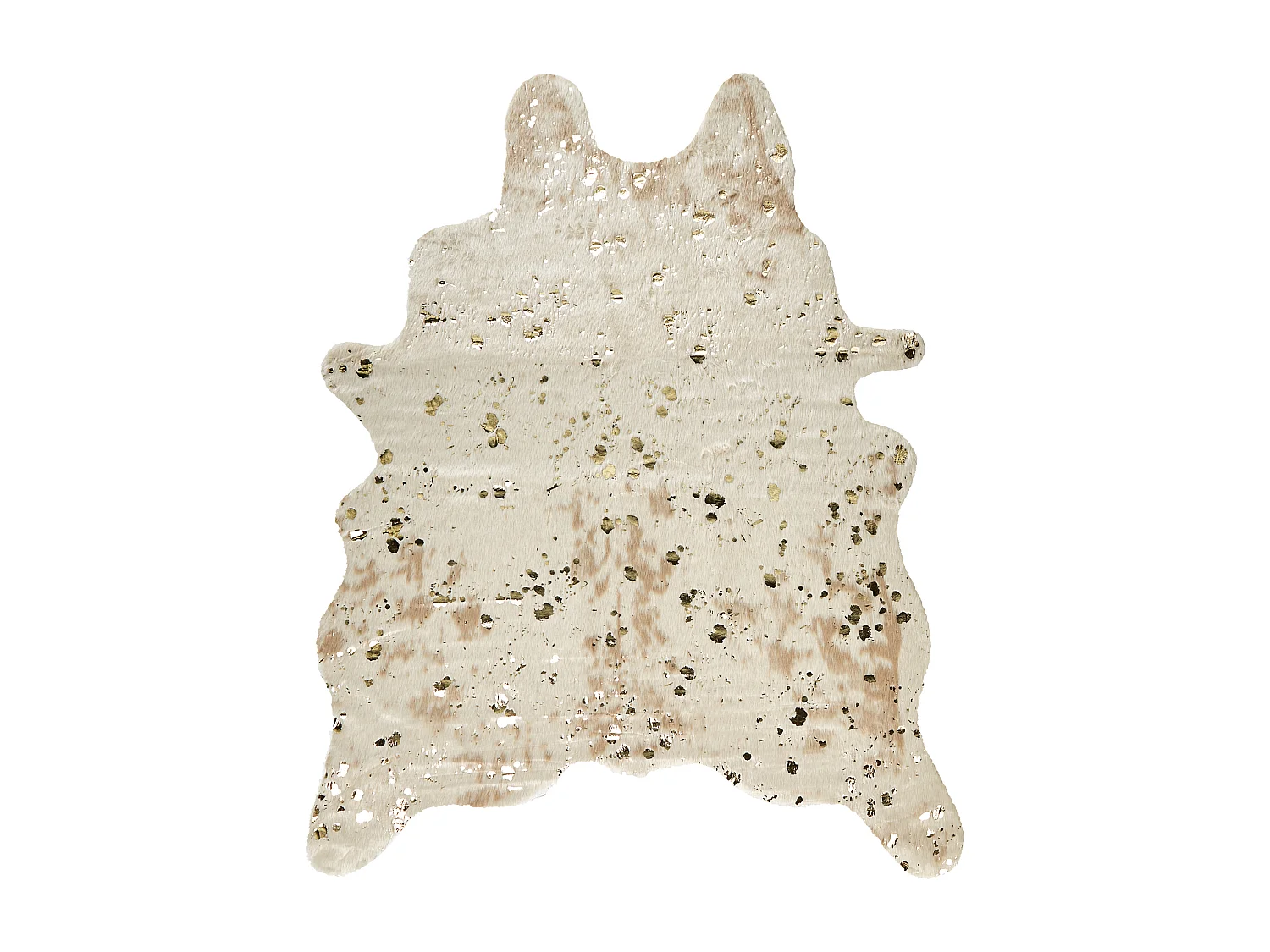 simili de vache BOGONG Beige clair 130 x 170 cm