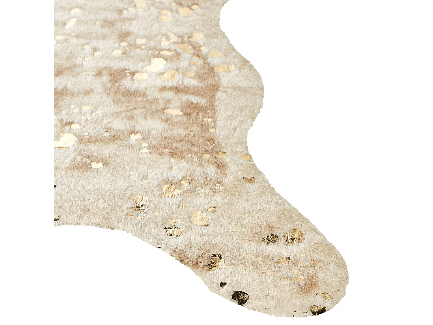 simili de vache BOGONG Beige clair 130 x 170 cm