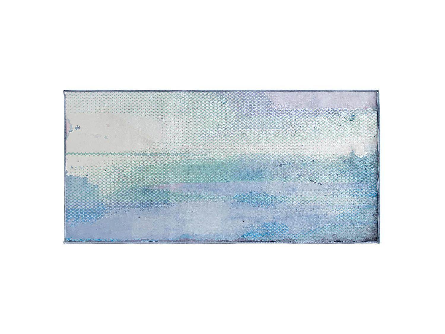 Dywan 80 x 150 cm niebiesko-zielony SUSUZ