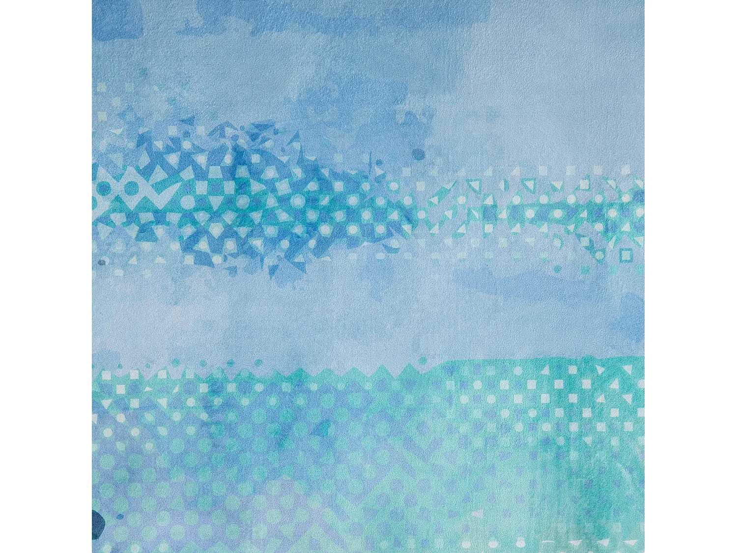 Dywan 80 x 150 cm niebiesko-zielony SUSUZ