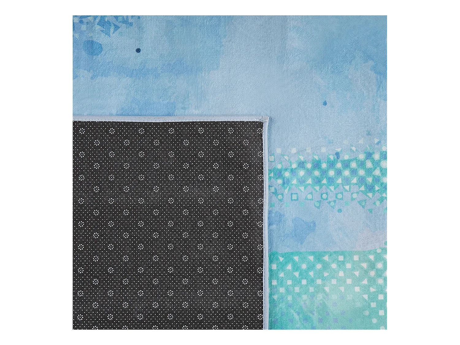 Dywan 80 x 150 cm niebiesko-zielony SUSUZ