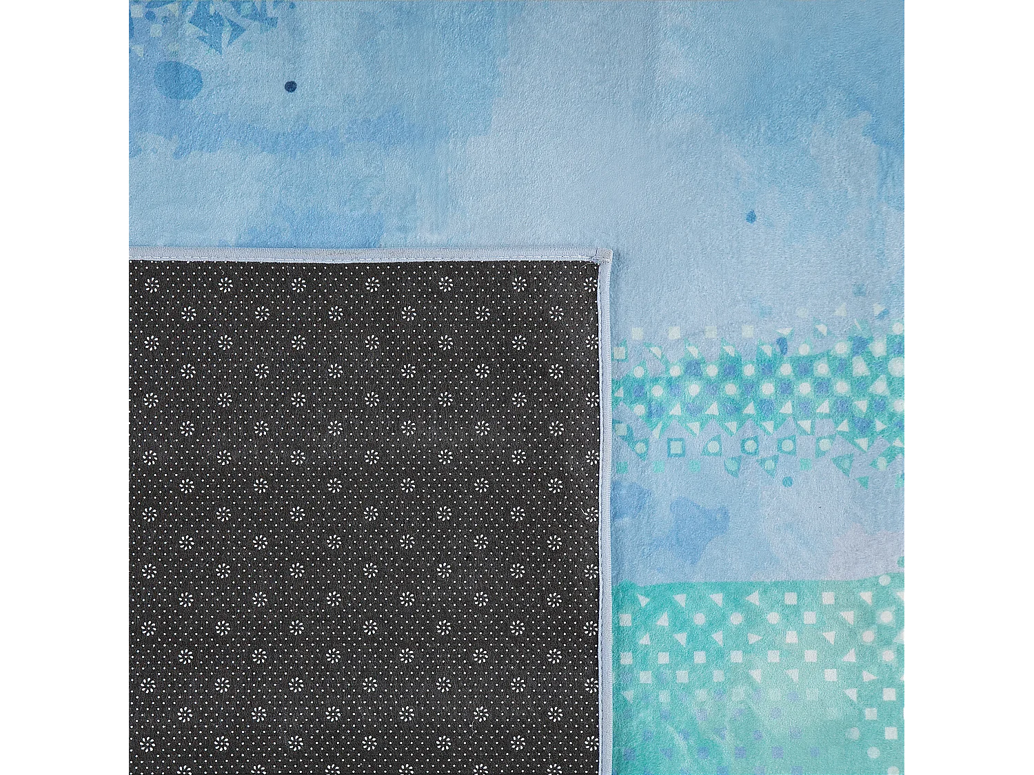 Tappeto blu/verde 80 x 150 cm SUSUZ