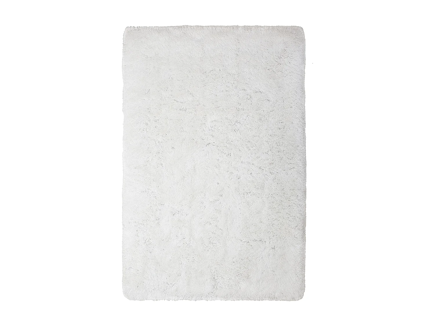 Tapis à poils longs CIDE Blanc 140 x 200 cm