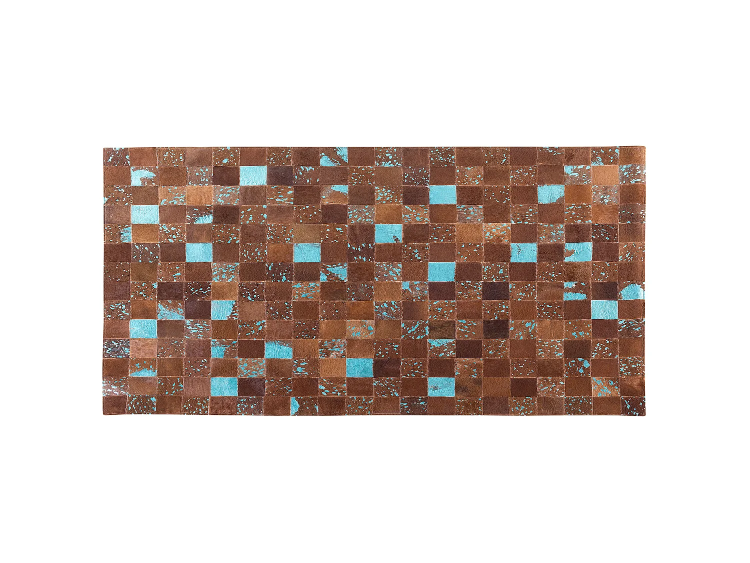 Tapis ALIAGA Marron 80 x 150 cm Cuir