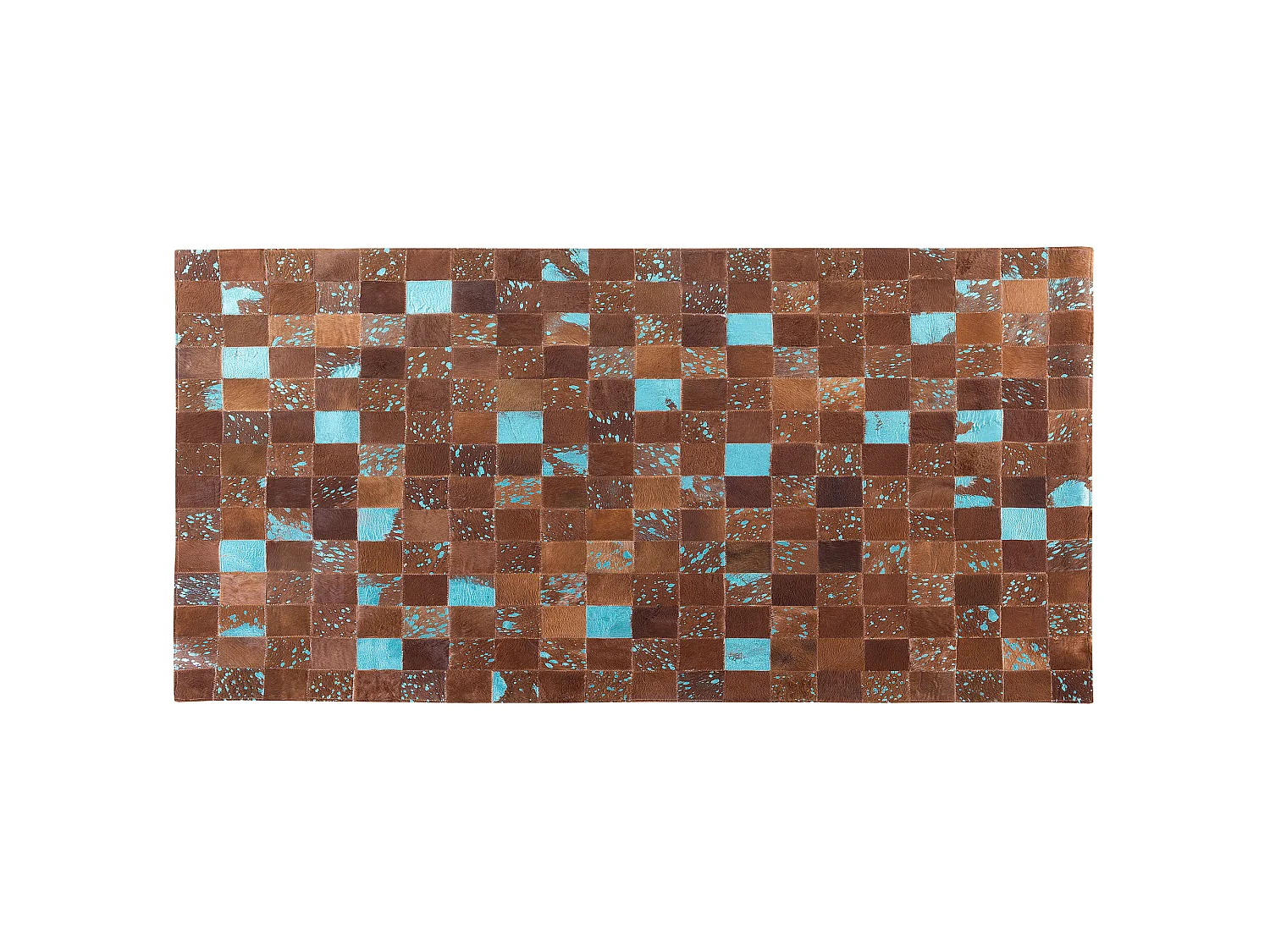 Tapete ALIAGA 80 x 150 cm Pele Castanho