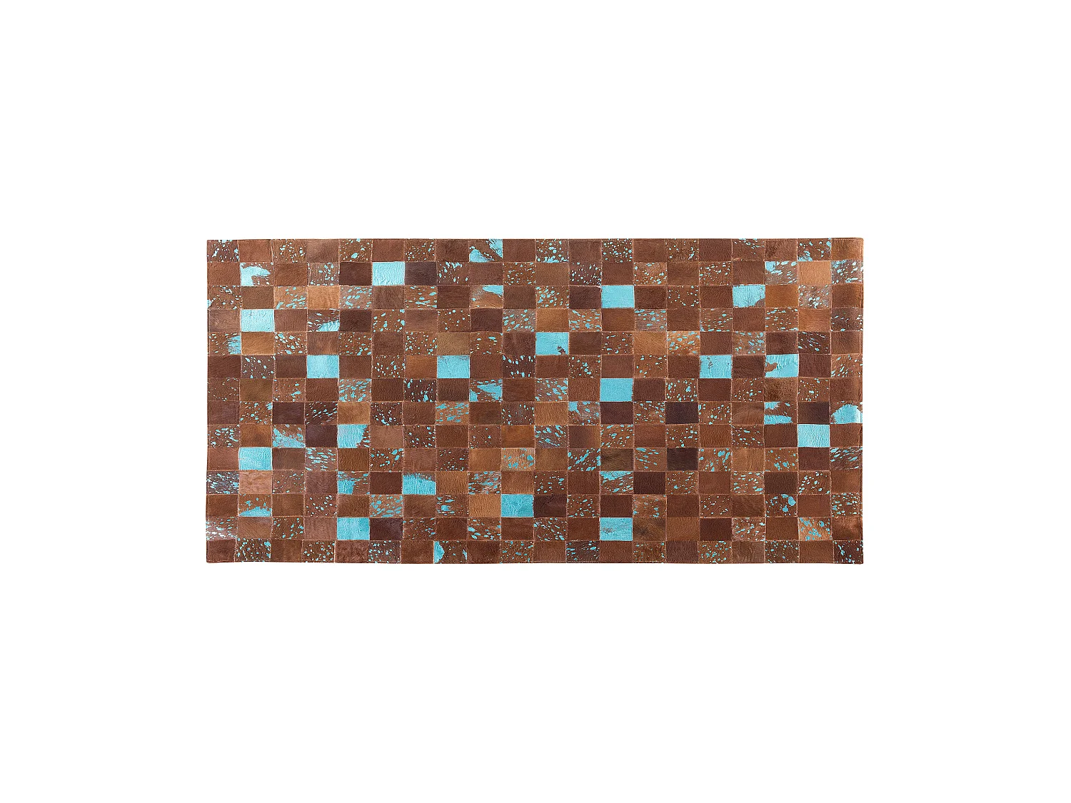 Tapis ALIAGA Marron 80 x 150 cm Cuir