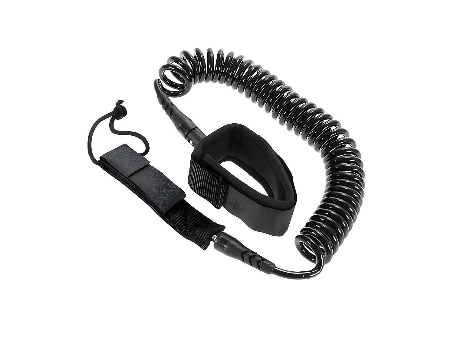 Leash en espiral 10' / 300cm - 8 mm - Negro - SUP/Surf - PB-010021