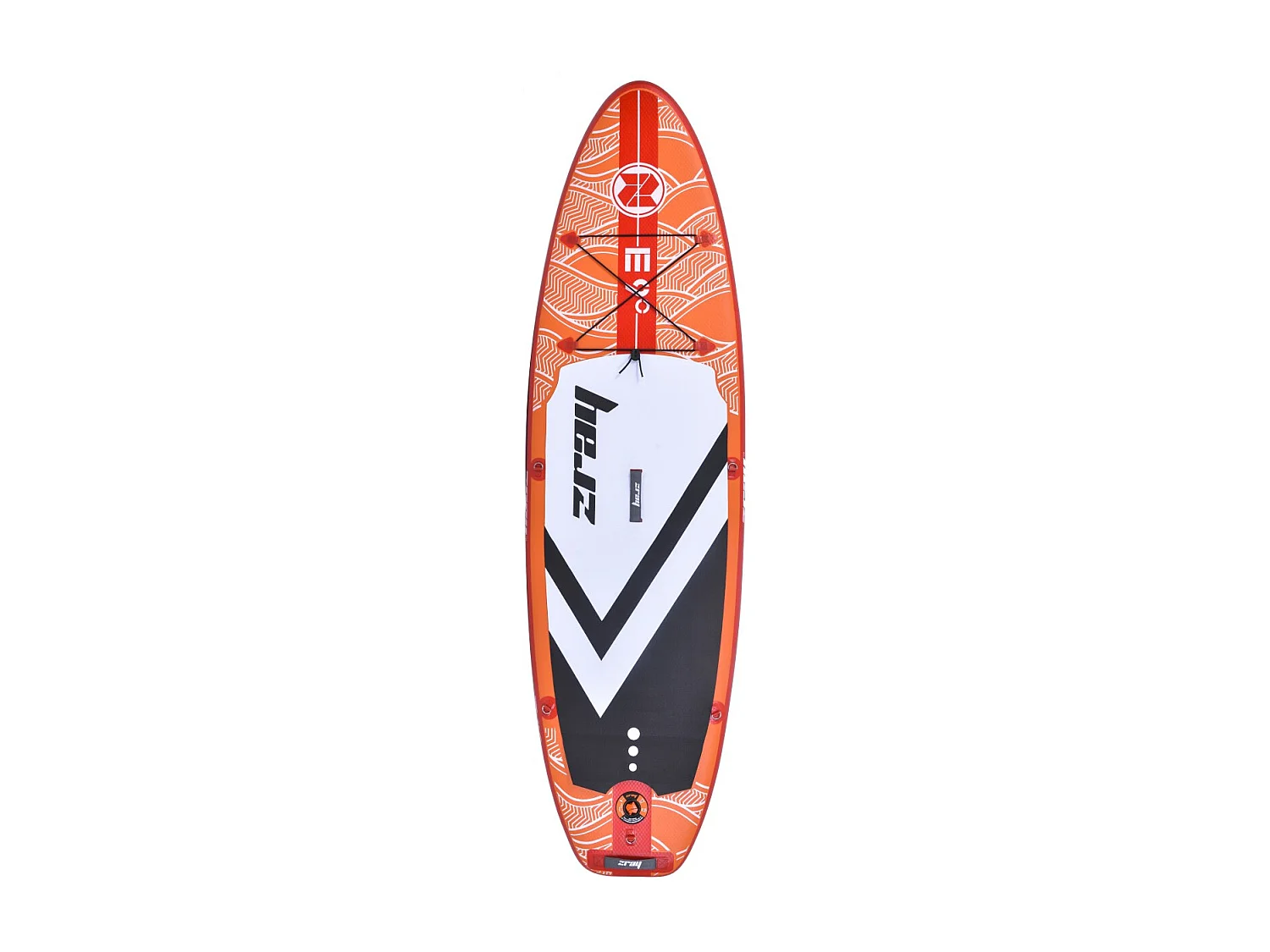 SUP Paddle Aufblasbar Evasion 9' 275x76x13cm (9'x30''x5'') - Max 95kg - Rot Zray - Pack Paddel Pumpe Transporttasche - Max 95kg -194L-