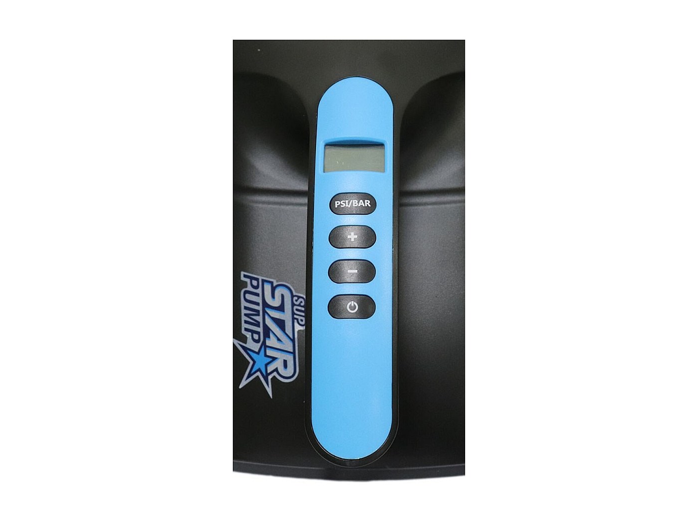 Star Pump - PB-PMP-STAR9P - Pompe de gonflage Sup Star Pump 9 Plus - 16psi - Prise de 12V - Arrêt Automatique - Ecran LCD Bleu Clair Taille Unique