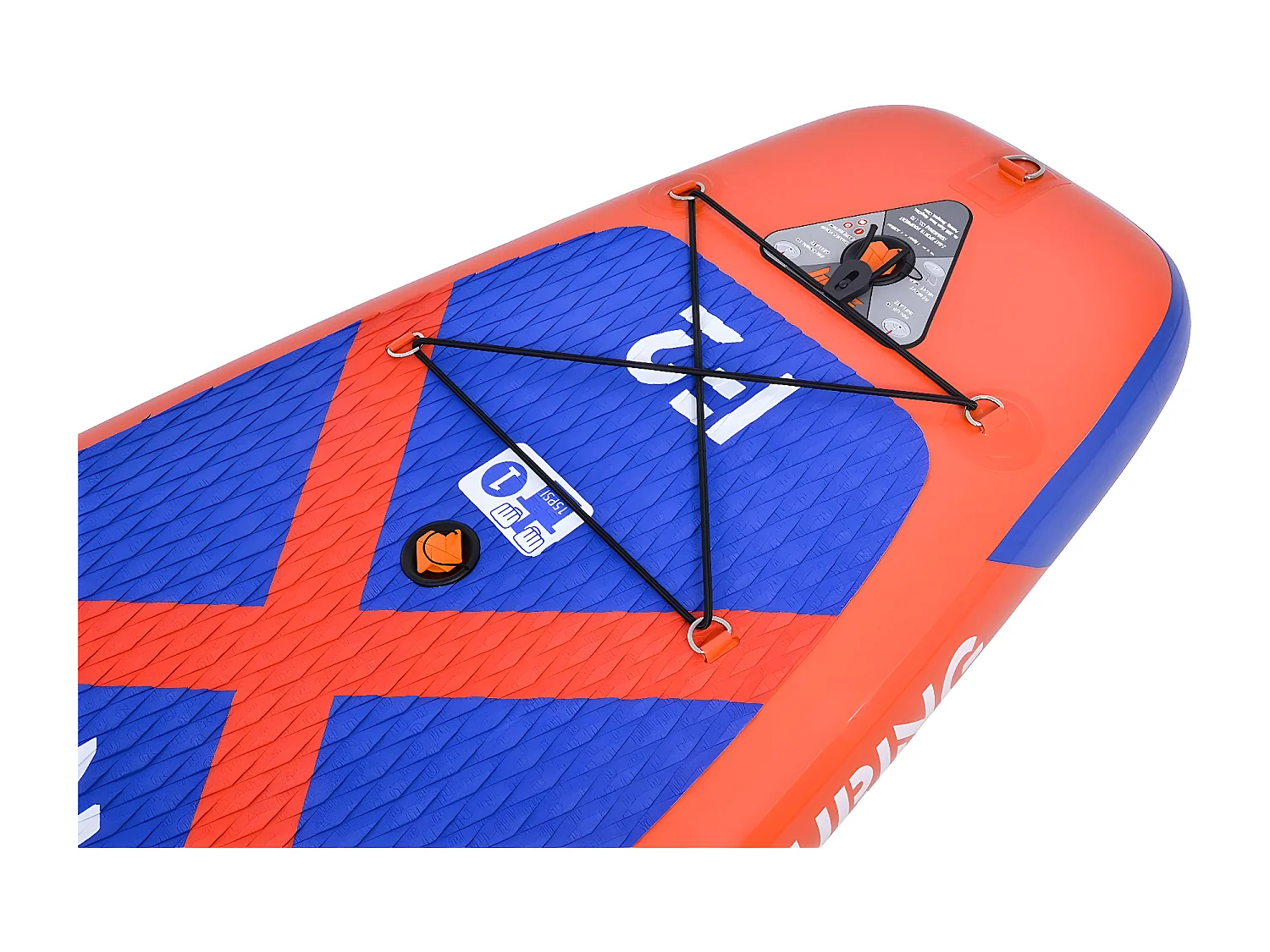 SUP Paddle Gonflable Touring Fury 11' DS Double couche fusion + double chambre +  Option windSUP - Pack complet 335x84x15cm