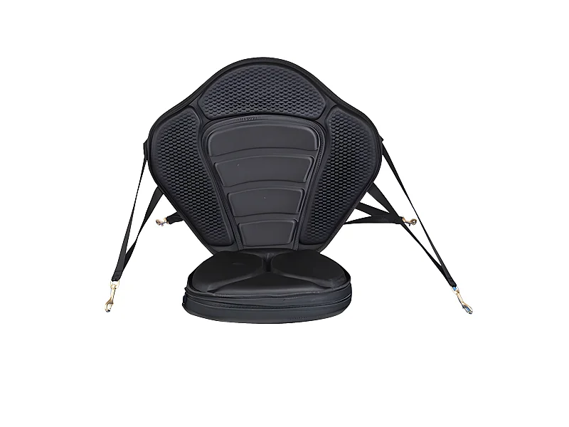 Kayak-Sitz 80 x 50 x 7 cm für Stand Up Paddle - Super Deluxe - Neopren - Ultra komfortabel - Schwarz Einheitsgröße