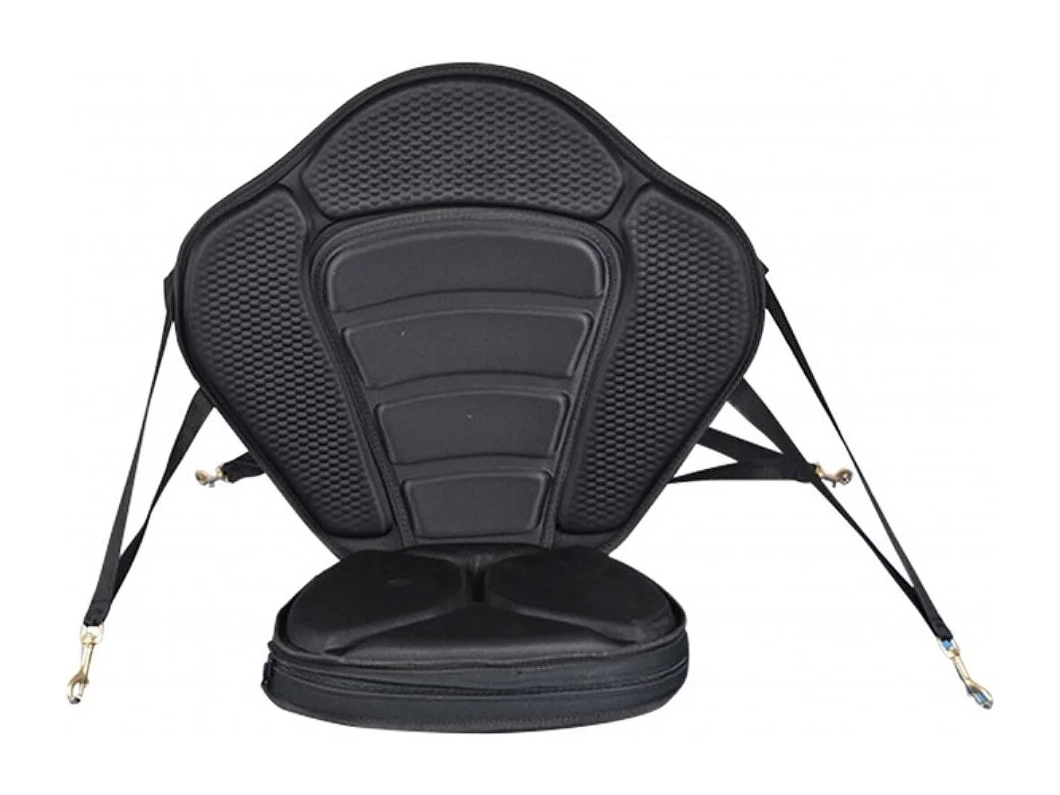 Siège Kayak 80 x 50 x 7 cm pour Stand up paddle - Super Deluxe - Néoprène - Ultra confortable - Noir Taille Unique