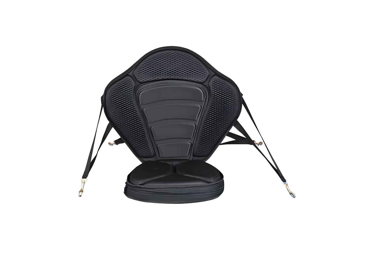 Siège Kayak 80 x 50 x 7 cm pour Stand up paddle - Super Deluxe - Néoprène - Ultra confortable - Noir Taille Unique
