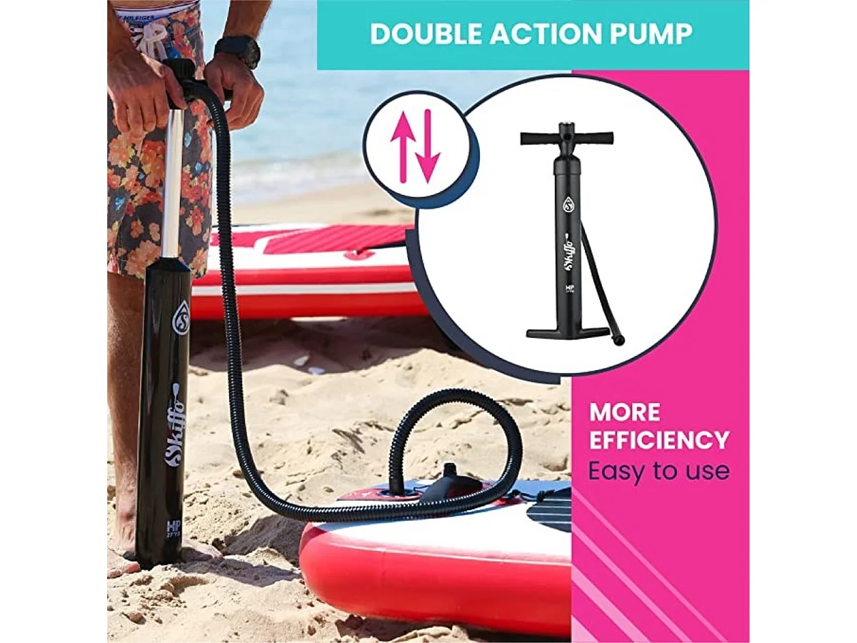 SUP Paddle Gonflable Elle Skiffo 10'4 - 315x79x13cm(10'4"x31"x5") Dropstitch Stringer - Pack complet - Jusqu'à 105kg - 236l