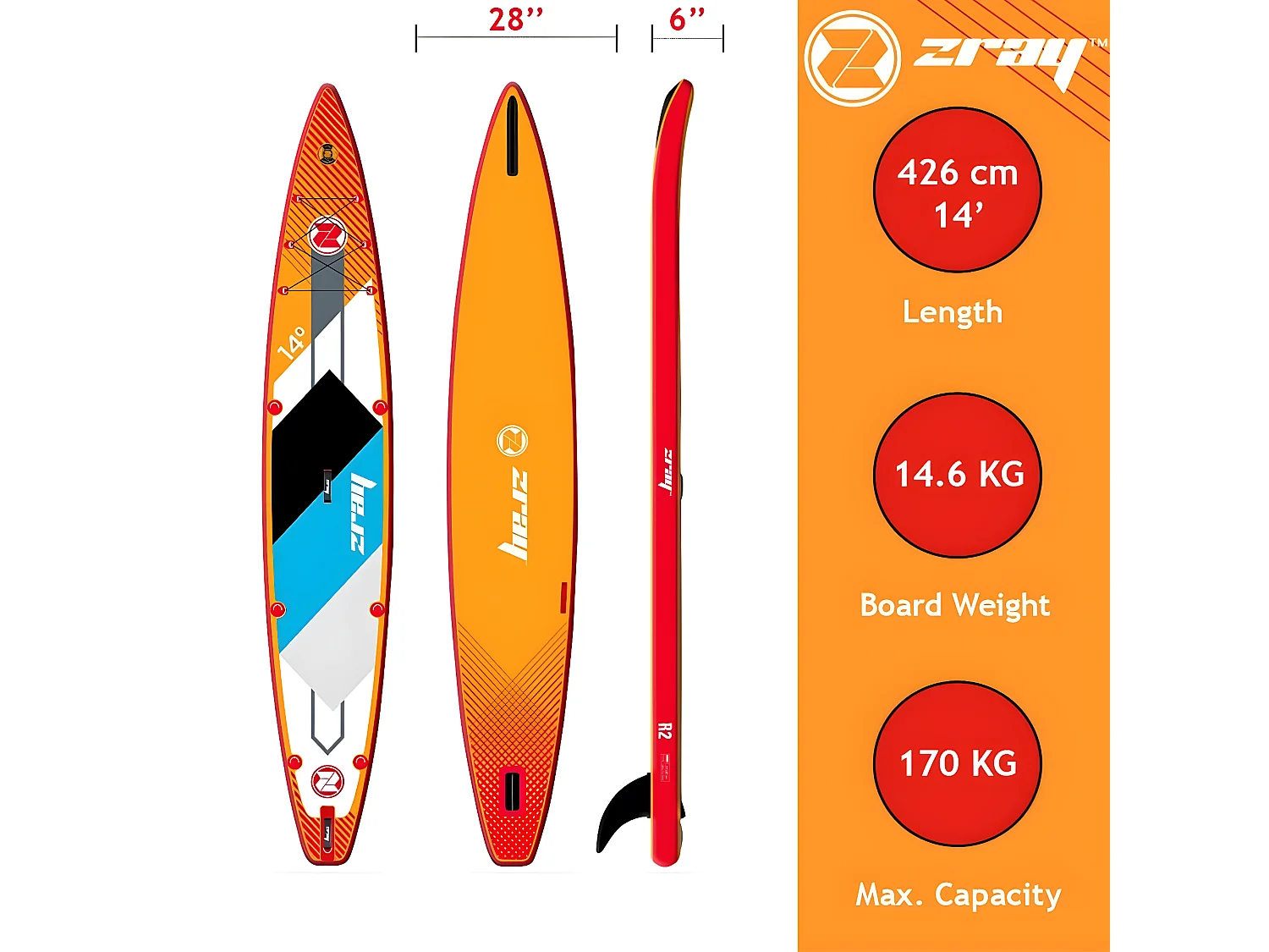 Zray SUP Rapid 14'' - Collection 2020