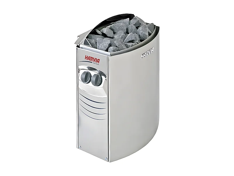 Stufa elettrica compatta Harvia Vega 8 kW - Sauna tra 7 e 12 m3 - Comandi facili ed ergonomici/Fissaggio a parete  - BC80