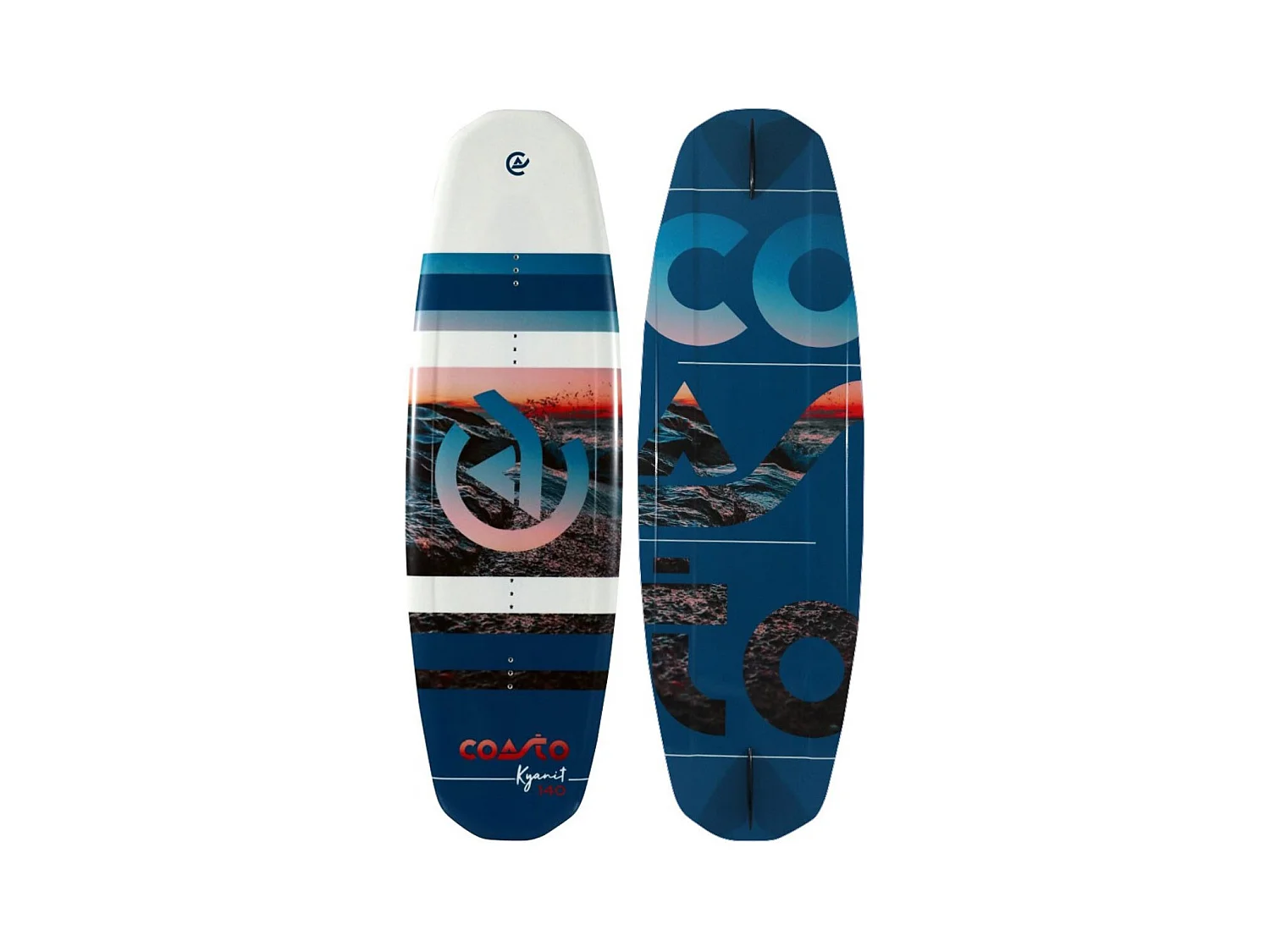 Wakeboard Coasto Kyanit 140 - Rocker 3 Étages MAX 90kg - Léger, Confortable, et Pratique - COASTO - PB-CWKBKYANIT