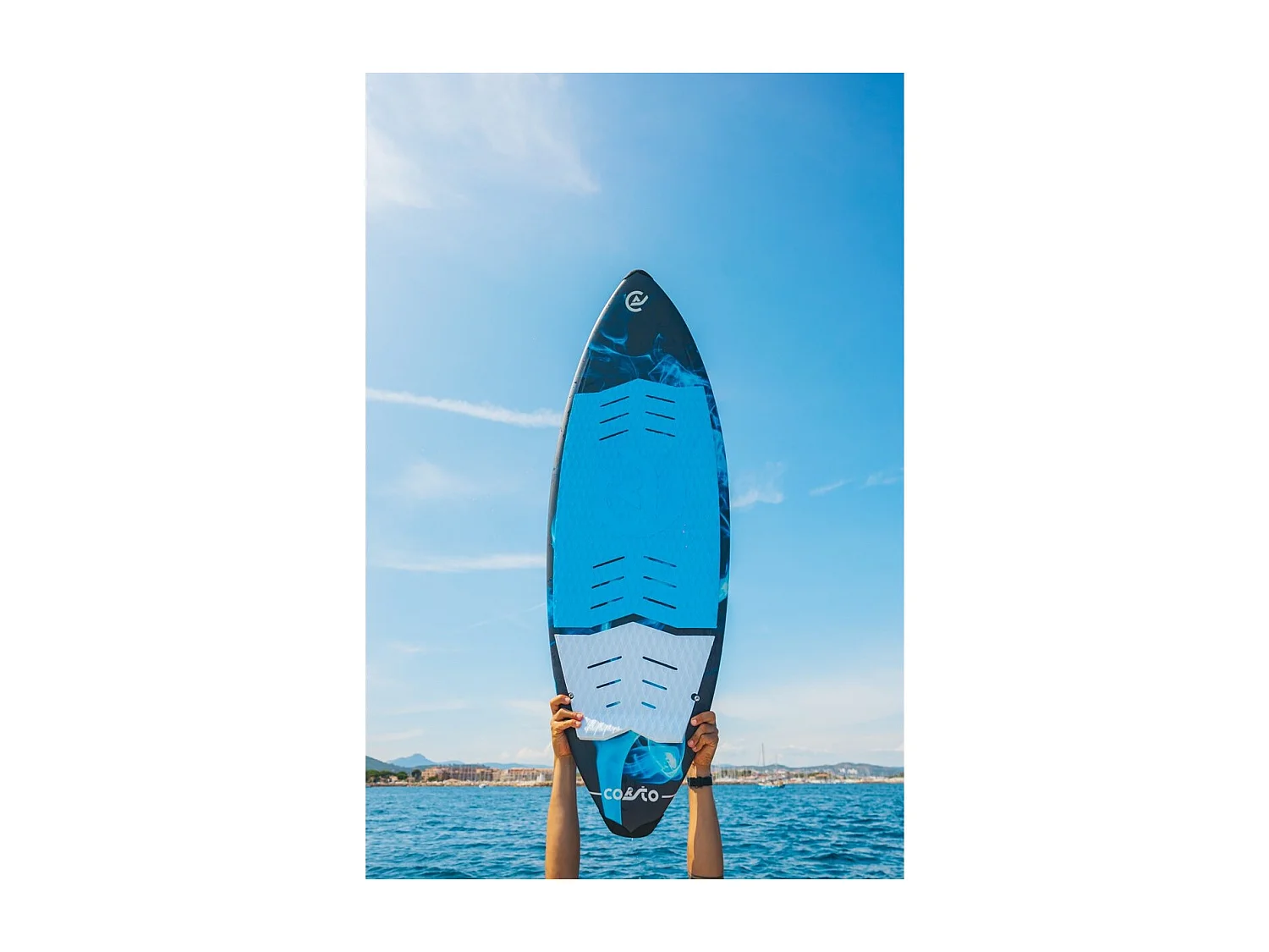 Wakesurf Coasto Onyx - 160 x 50cm - Rocker 6 cm - 3 pinne - MAX 90kg - Leggero, comodo e pratico - PB-CWKSONYX