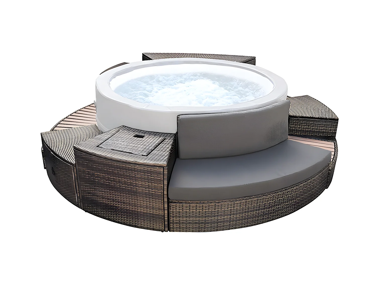 Mobilier 5 modules pour spa portable semi-rigide Vita Premium - Netspa