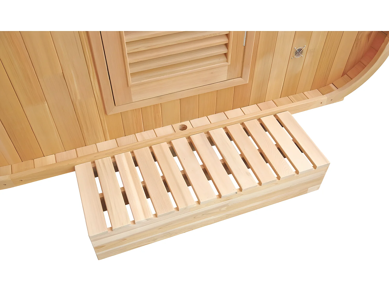 Sauna Gaïa Nova Holl's Dampf 205x205x220 cm - 6 bis 8 kW (nicht im Lieferumfang enthalten) - Fichte 6 Plätze - Nova - Fichte