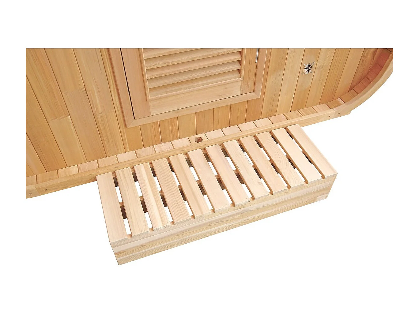 Sauna Gaïa Nova Holl's Vapeur 205x205x220 cm - 6 à 8 kW (non inclus) - Epicéa 6 places