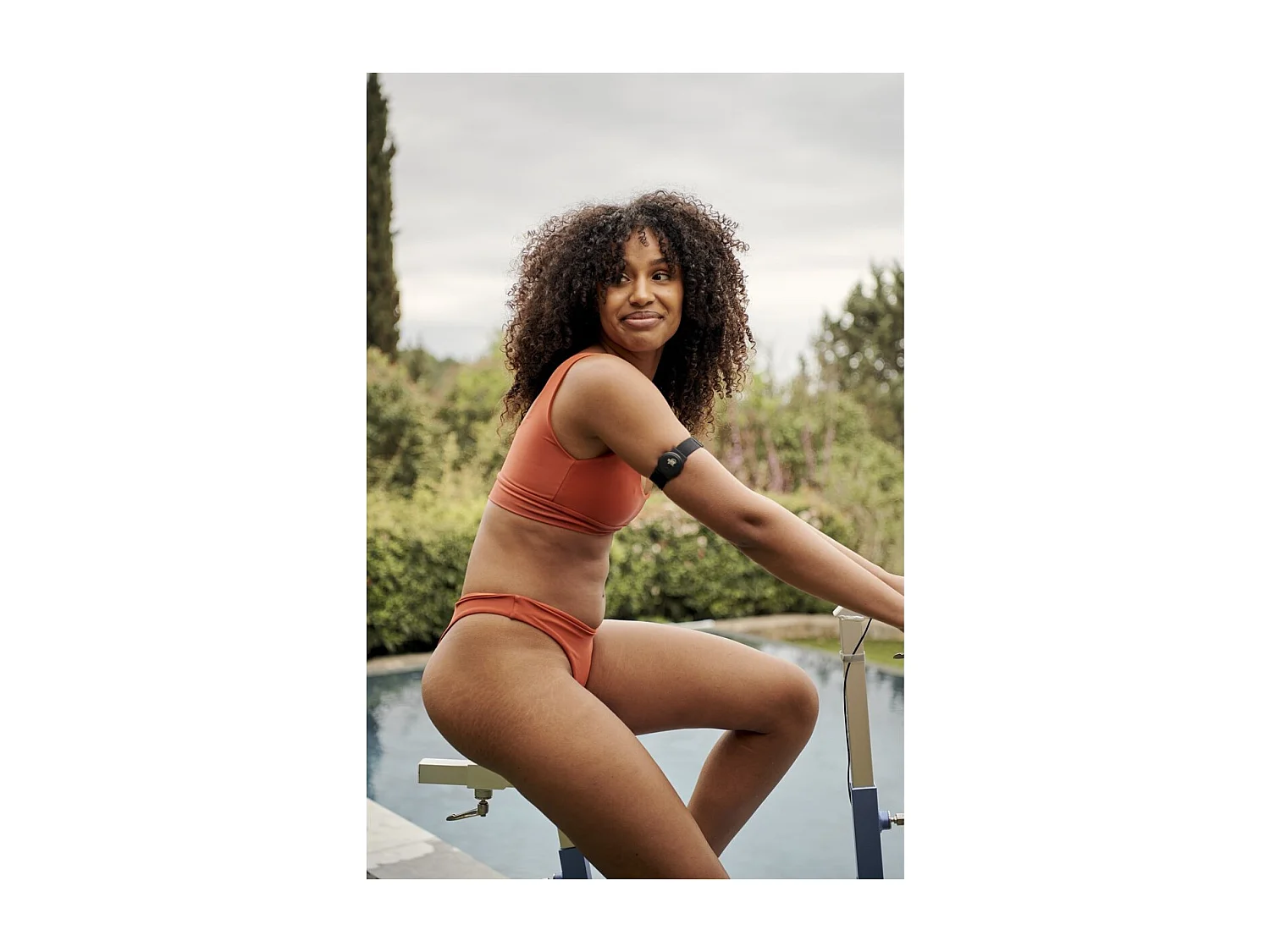 Aquabike Aluminium WR5 Air - Pool Spinning Bike - Resistenza idraulica - Profondità 1,1-1,6 m - Telaio in alluminio - 16 kg