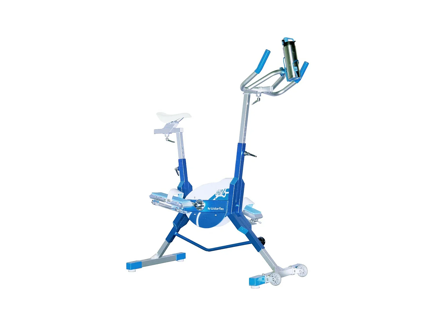 Aquabike Aluminium WR4 Air - L 122xL55xH153cm Tonificazione - Resistenza idraulica - Dep. 1,1-1,6m - 15.8kg