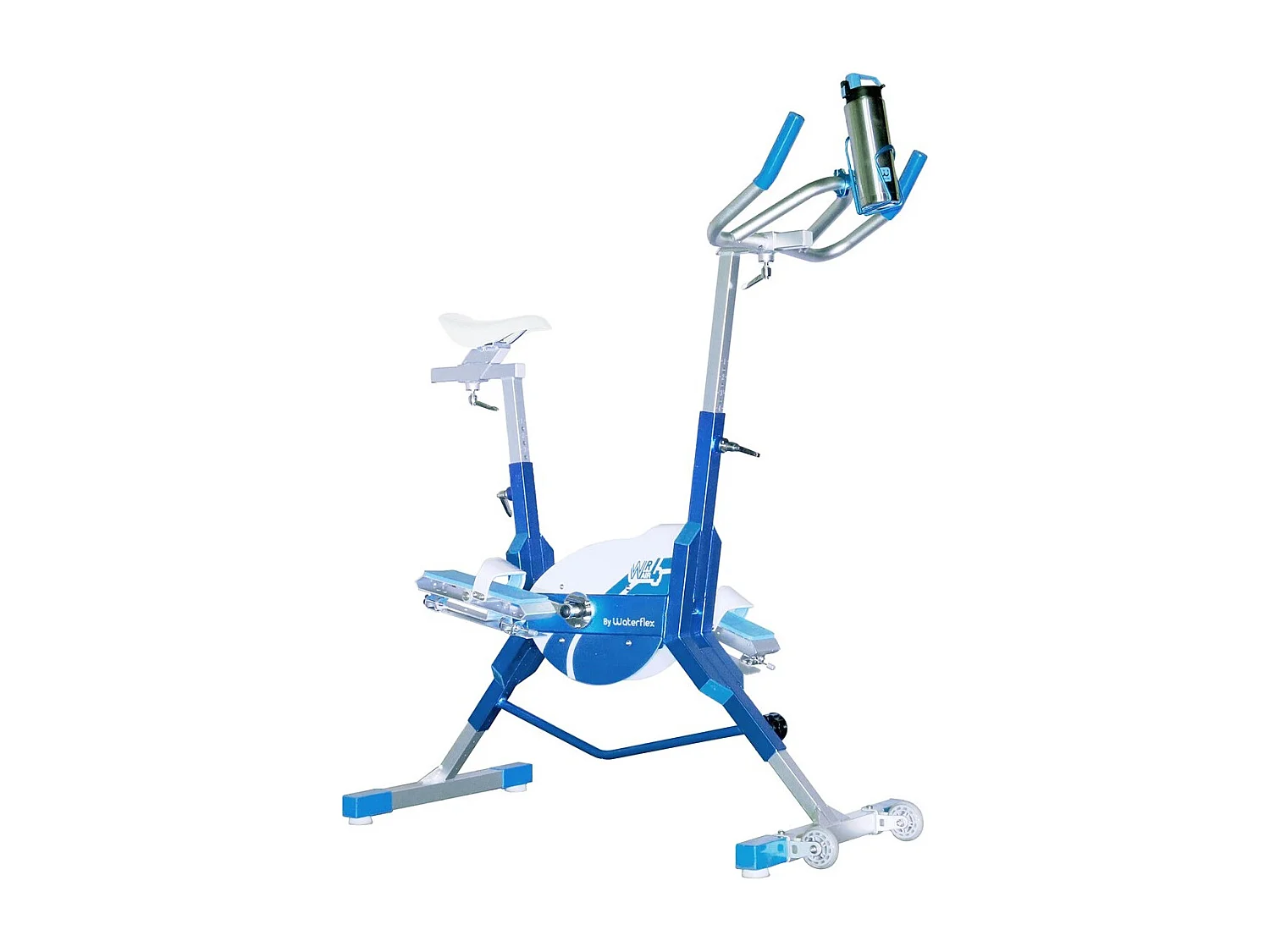 Aquabike Aluminium WR4 Air - L 122xl55xH153cm Tonifiant - Résistance Hydraulique - Prof. 1,1-1,6m - 15.8kg