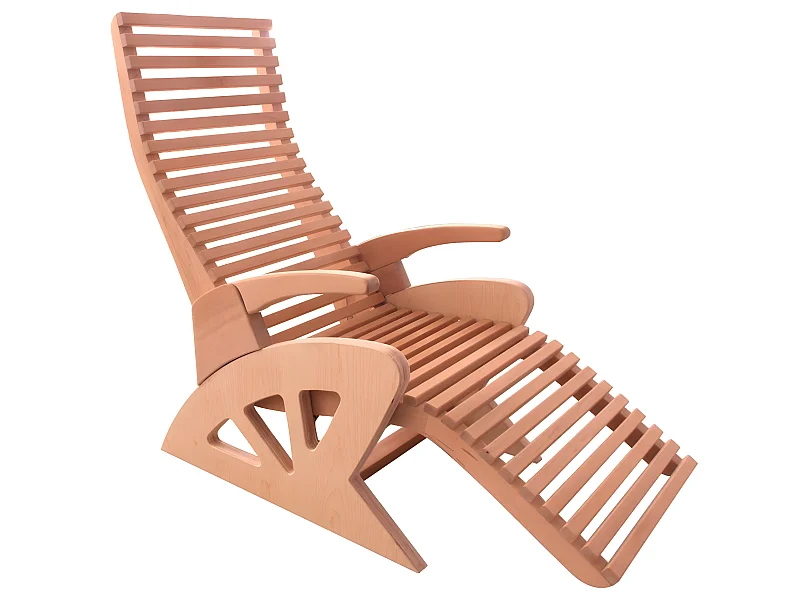 Holl's Fauteuil Relaxation Alto Confort - Wellness - Abeto - 158x110x60cm - Asiento y respaldo regulables