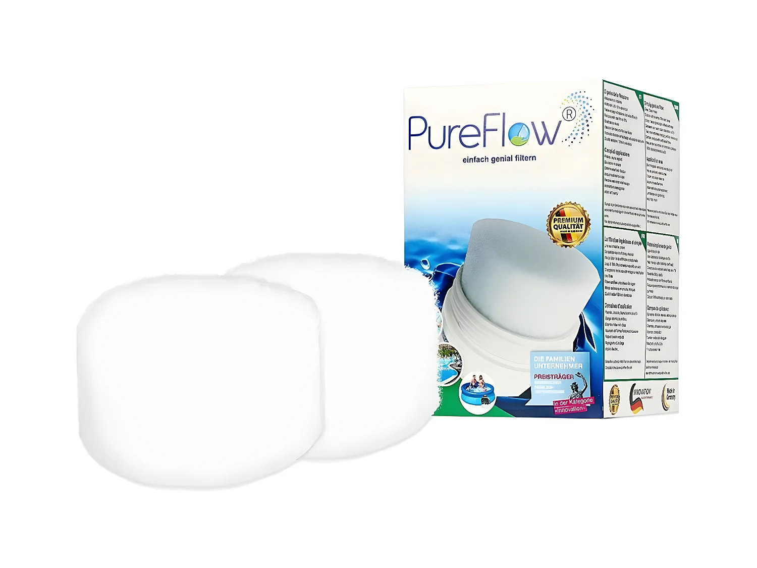 Set di 2 cartucce filtranti NETSPA PureFlow - JL-P14106 - per Spa NetSpa - Confezione da 2 cartucce