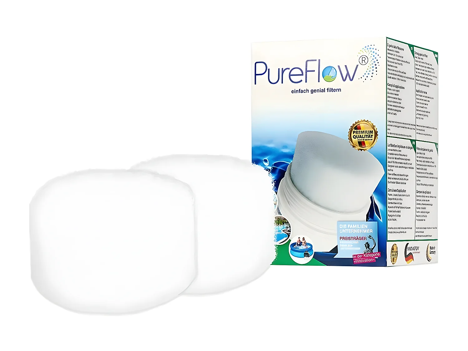 Set di 2 cartucce filtranti NETSPA PureFlow - JL-P14106 - per Spa NetSpa - Confezione da 2 cartucce